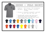 Bundle 5:  4 x Polo shirts  (GD040) & 6 x hoodys (GD057) with printed logo