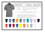 Bundle 4:  10 x Polo shirts with printed logo (GD040)