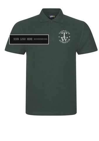 SINGLE polo shirt (RX101) with printed logo